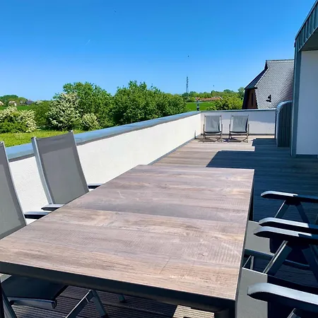 Apartment Wasser Mit Sauna Kamin Meerblick Und Dachterrasse Nahe Ostsee Auf Rügen *