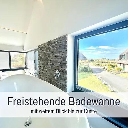Wasser Ruegen - Meerblick & Dachterrasse, Sauna, Ruhig & Naturnah, 200 M Zur Ostsee - Elements